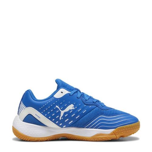 Puma Solarflash III Junior Zaalvoetbalschoenen - Kobaltblauw/Wit