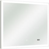 Pelipal S34 LED badspiegel, 90 x 70 cm, met omringende LED-verlichting en een handige LED-klok