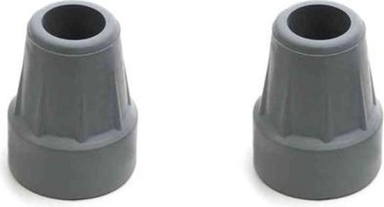 Comforthulpmiddelen Kruk- en stokdoppen - 21 mm grijs