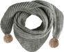 Baby's Only Foulard triangle avec pompon Cool - Urban Green