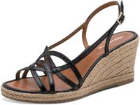 Tamaris - Femme - Sandales à plateforme - Noir - Taille 40