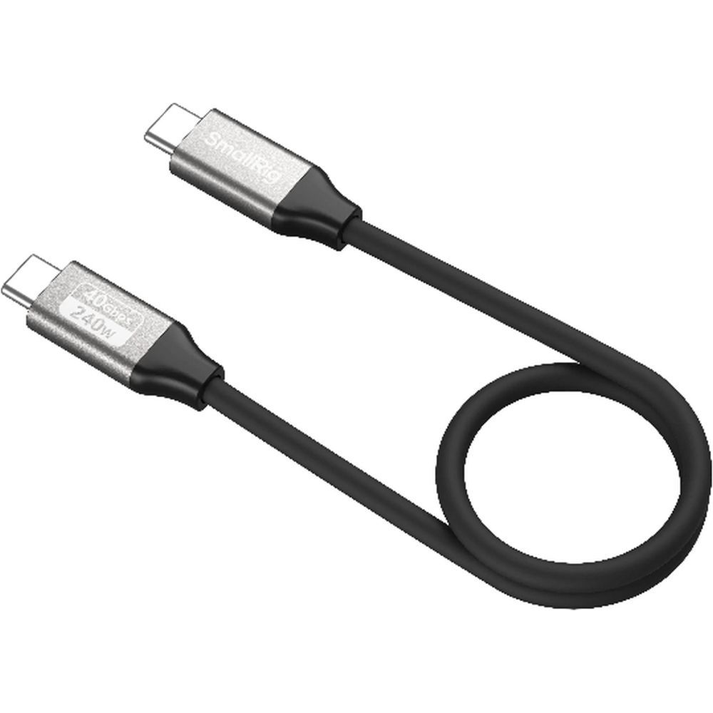 SmallRig 5073 USB-C 2.0 Cable - 0.35m - Black/Grey