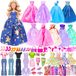 Ensemble de 75 pièces de vêtements et d'accessoires pour poupées mannequin de 29 cm