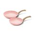 Cook and Pan Cook & Pan 2-Delige Koekenpan Pannenset Roze Ø 24 & 28 cm