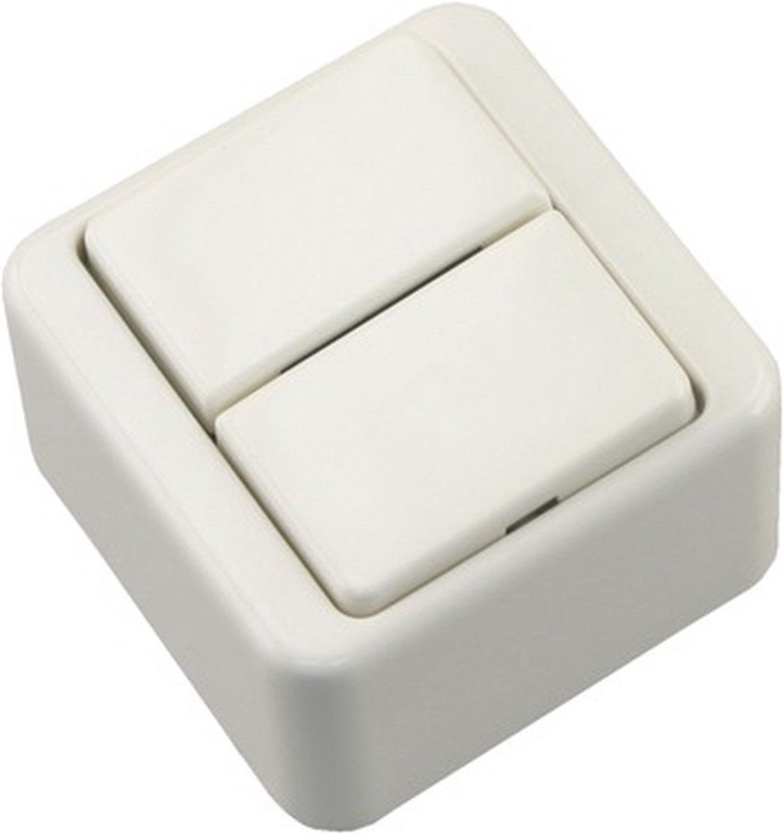 Berker Opbouw serieschakelaar polarwit - 8711332136856