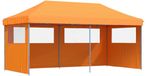 vidaXL Tente de réception 292 x 580 x 315 cm Orange Tissu Oxford