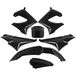 TNTTU Carrosserie Derbi Senda Drd/Xtrem 2003 kit d'adaptateurs, noir, 7 pièces