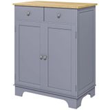 Homcom Dressoir MDF 68x40.3x85cm Grijs