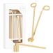 Kaars Kaars Accessoireset met kaarssnuifje en lont trimmer - goud