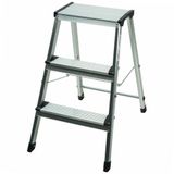 Opvouwbare WERKA PRO Opvouwbare opstapkruk van aluminium, 3 treden
