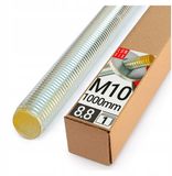 LUN FIX Draadstang M10 gegalvaniseerd 100cm 1m staal 8.8 1 stuk