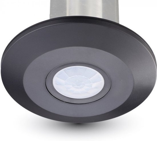 V-tac Platte zwarte opbouw sensor - 360Â° - IP20 - 6 meter - Max 1000W LED