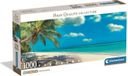Clementoni Puzzle Panorama, 1000 Pièces, 98 x 33 cm, Swinging by the Oc, Boîte Compacte, Avec Poster