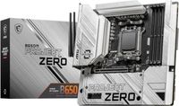 MSI Moederbord B650M PROJECT ZERO, AMD AM5, DDR5 7600 MHz (OC), 2.5GbE, Wi-Fi 6E, Bluetooth 5.3