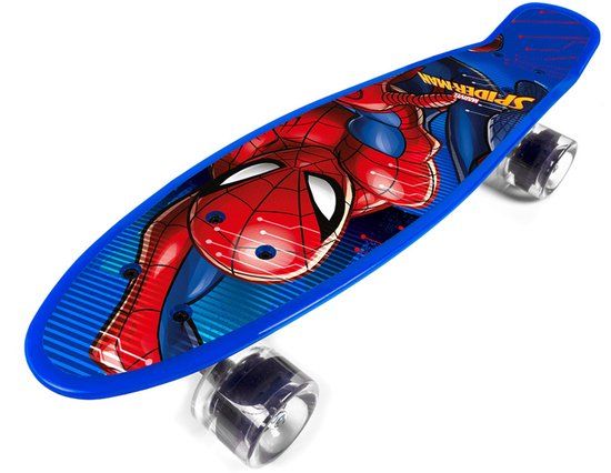 Marvel Skateboard Spider-man 55 Cm Polypropyleen Blauw/rood