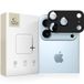 Tech-Protect Cameralensbeschermer voor Apple iPhone 17 Pro Max - Noir, Transparent