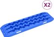 vidaXL Gripplaten - 2 stuks - 106x30,5x7 cm - Nylon - Blauw