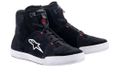 Alpinestars Chrome Noir Gris Cool Rouge Fluo Chaussures de moto - Taille 49/50