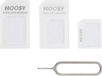 Noosy Adaptateur Nano Micro Sim 3 en 1 + Ouvre-carte pour iPhone et Samsung