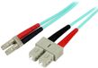 StarTech.com 1m LC/UPC naar SC/UPC OM3 Multimode Glasvezel Netwerkkabel