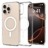 Spigen Liquid Crystal MagFit Hoesje Geschikt voor Apple iPhone 16 Pro Max - Compatibel met MagSafe - Back Cover TPU Transparant
