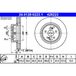 ATE Lot De 2 Disques De Frein 24.0128-0223.1 Renault 77 01 208 130