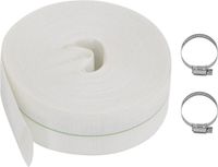 vidaXL - Tuyau plat - 2" - 100 m - PE - Blanc