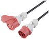 Sygonix SY-5244050 Stroom Verlengkabel 16 A Zwart 10 m H07RN-F 5G 1,5 mm²