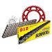 Kettingset DID Kettingset Alu 520VX3 / 114 Eindeloos rood voor Honda CRF R, HM CRE F 450 cc Bj. 2003-2008