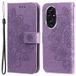 Honor Étui Portefeuille Honor 200 Mandala Série - Violet