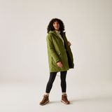 Regatta Valenta Dames Jas Groen Polyester Waterdicht Ademend