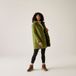 Regatta Valenta Dames Jas Groen Polyester Waterdicht Ademend