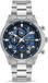 POLICE Horloge Soul Mannen Polshorloge Staal Zilverkleurig/Donkerblauw 51mm