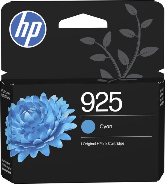 HP 925 Cyan Original Ink Cartridge