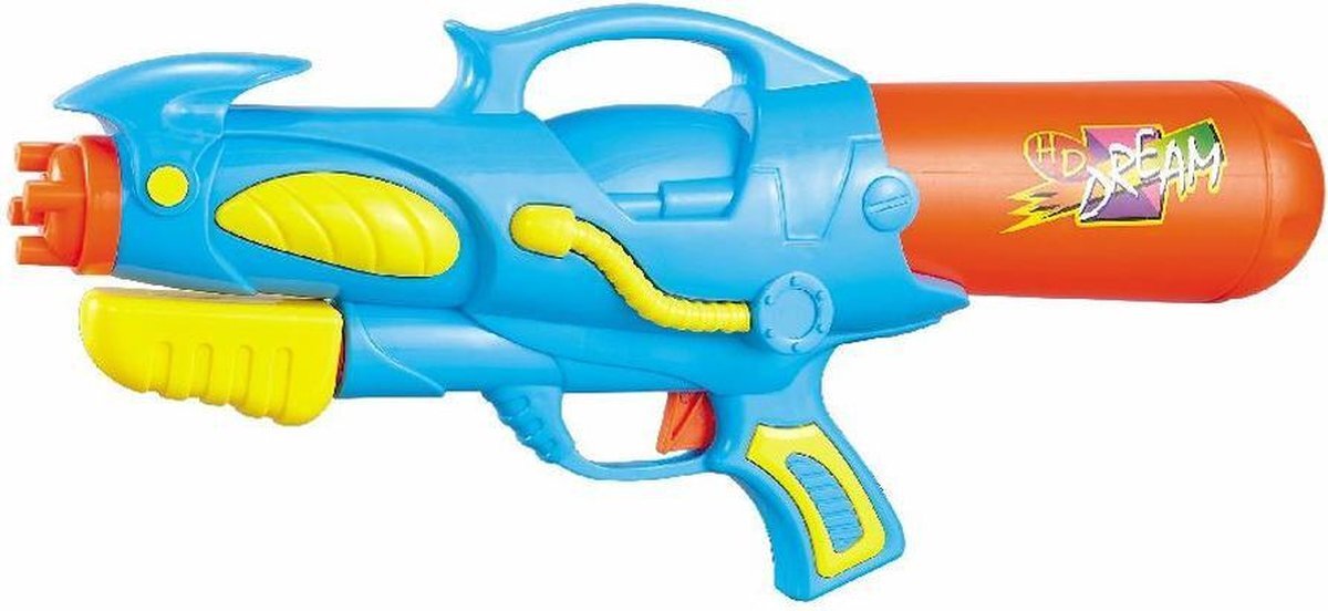 Summertime Waterpistool/waterpistolen blauw/oranje 50 cm