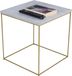 FutuStal - Stalen Salontafel - Zwart - Betonlook Blad