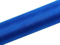 Merkloos / Sans marque Blauwe Organza Stof 16cm 9m