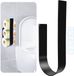 Unyqoos® Zelfklevende Zwarte Toilettenrolhouder Zonder Boren met U-Design voor Drie Rollen
