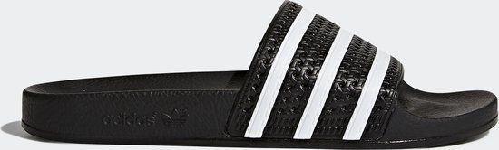 Adidas adilette Slippers Unisex - White/Black/White - 4893980584594