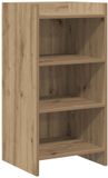 vidaXL Dressoir Artisanaal eiken 40 x 36 x 80 cm Bewerkt hout