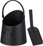 Relaxdays Pelletemmer met Schep - 6,5 Liter - Metaal