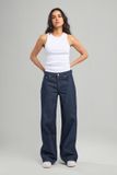 America Today Dames Jeans Tampa Loose Fit W28 x L32 Dark Blue