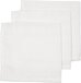 Meyco Baby Uni Hydrofiele Monddoekjes - 3-pack - Wit - 30x30cm
