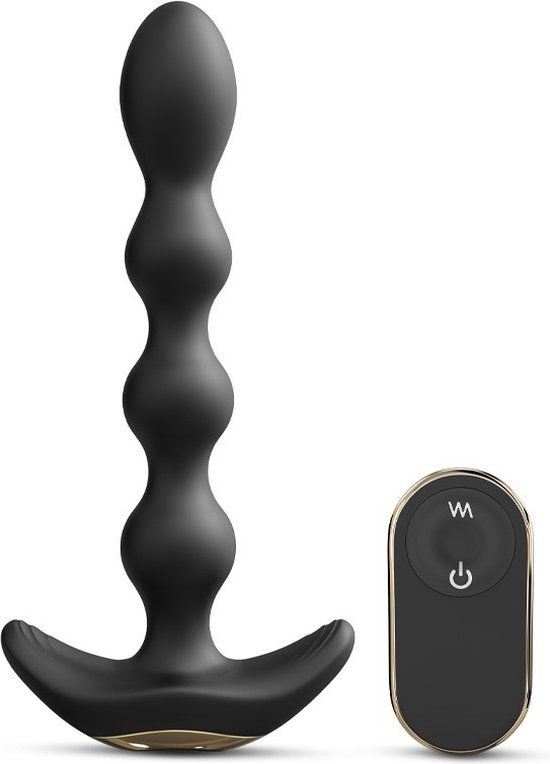 Dorcel Flexi Balls Anale Vibrator Met Afstandsbediening Zwart
