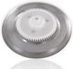 Merkloos Couteau spécial pour disque de coupe rond Bosch Siemens - denté - 12012078 12012147 - MAS MS trancheuse machine à pain