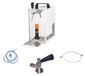 Biertap PYGMY 25/K Complete set - Distributeur domestique avec pompe à membrane, refroidisseur sec à 1 robinet en acier inoxydable, 35 litres/h - Beertender, refroidisseur de bière, Green Line, avec coupleur de fût type G