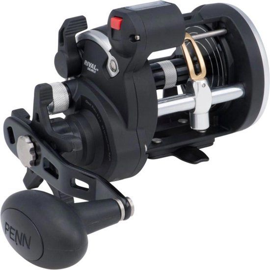 PENN Rival 20 LW LC - Reel - Rechts - Zwart/Zilver - 5.1:1 - 2 Lagers - Zeevis