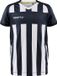 Craft Progress 2.0 Stripe Shirt Korte Mouw Kinderen - Zwart / Wit | Maat: 146/152