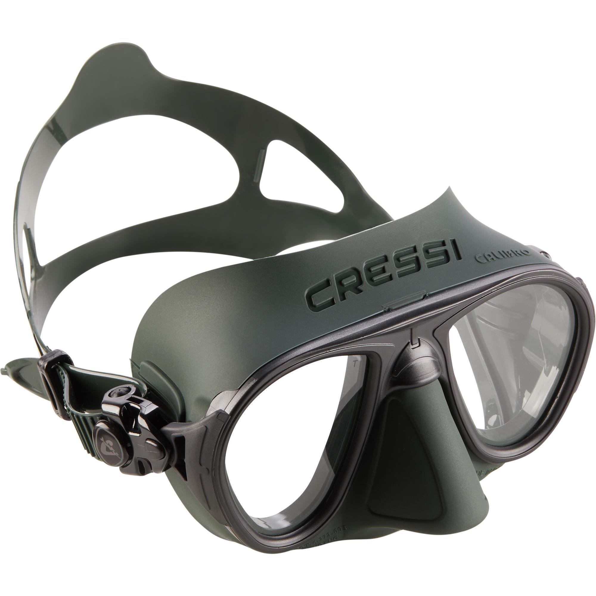 Cressi Duikbril voor freediving Calibro groen