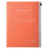 MARK'S Storage it 2023/2024 Zakagenda, A5, verticaal, oranje
